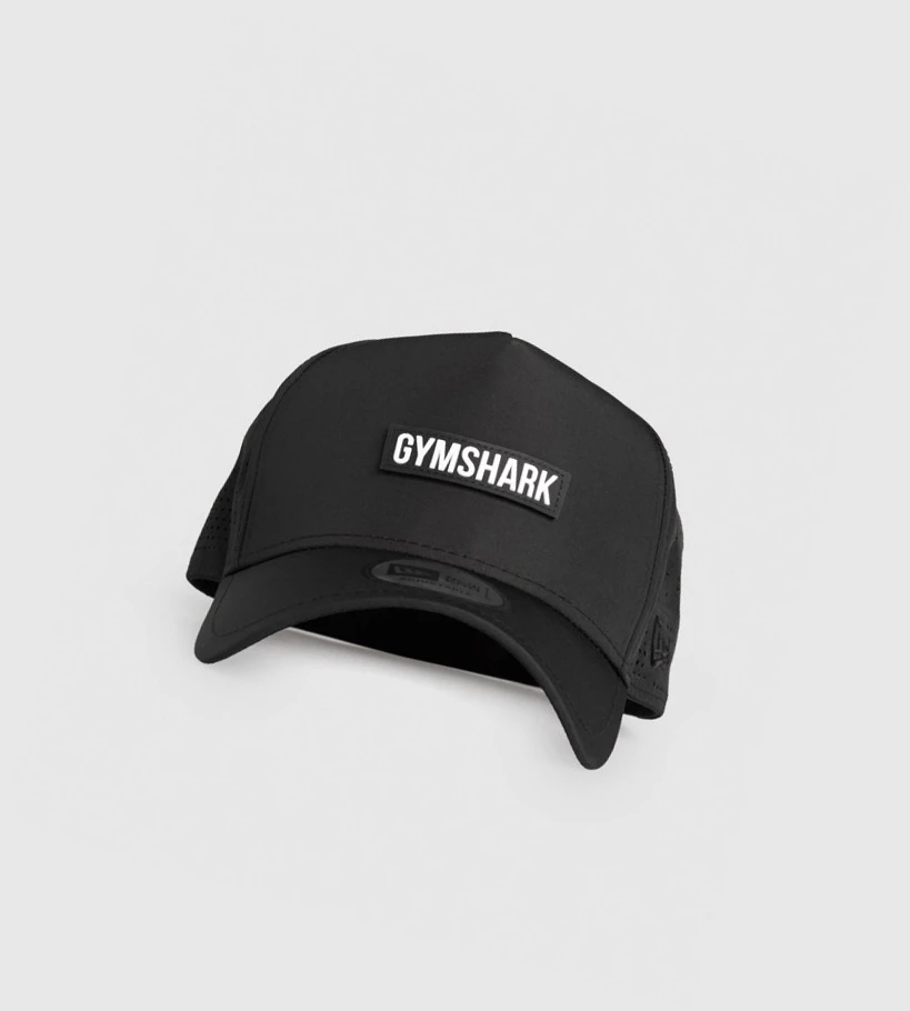 Gymshark New Era E-Frame Trucker Naisten Headband Mustat | GIXMZA985