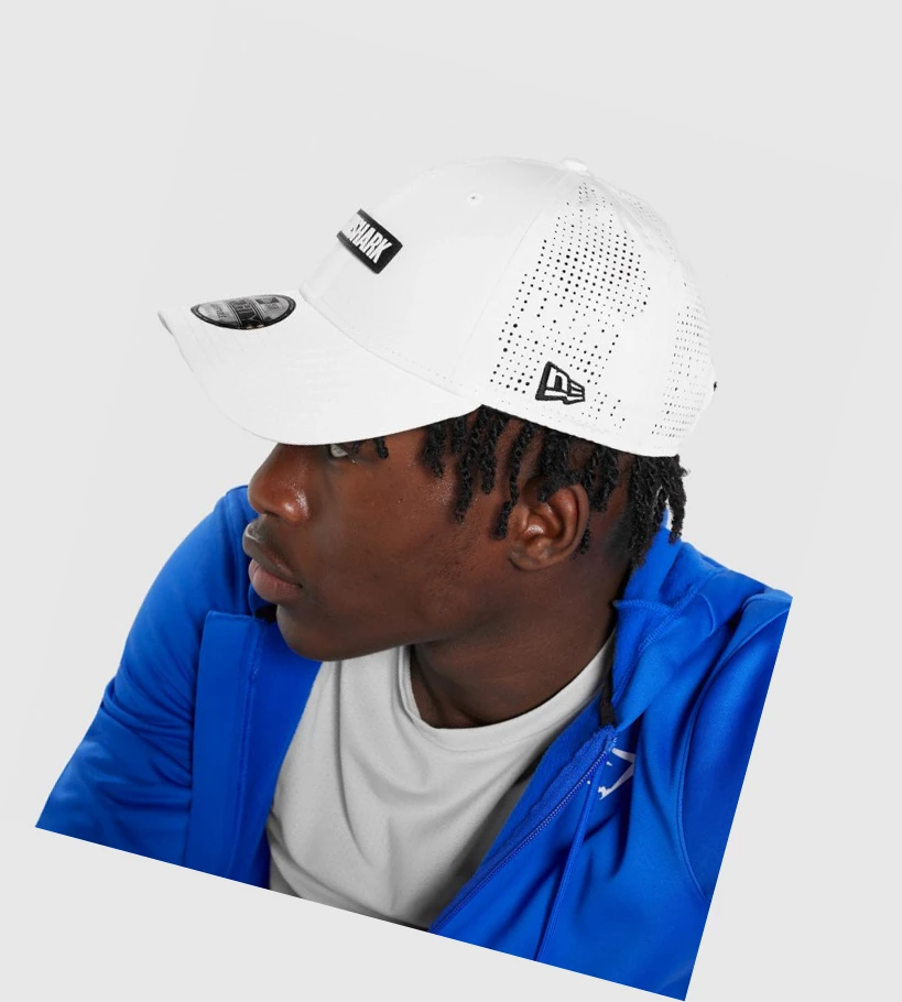 Gymshark New Era GS 9Forty Mesh Snapback Naisten Headband Valkoinen | LWPBZU218