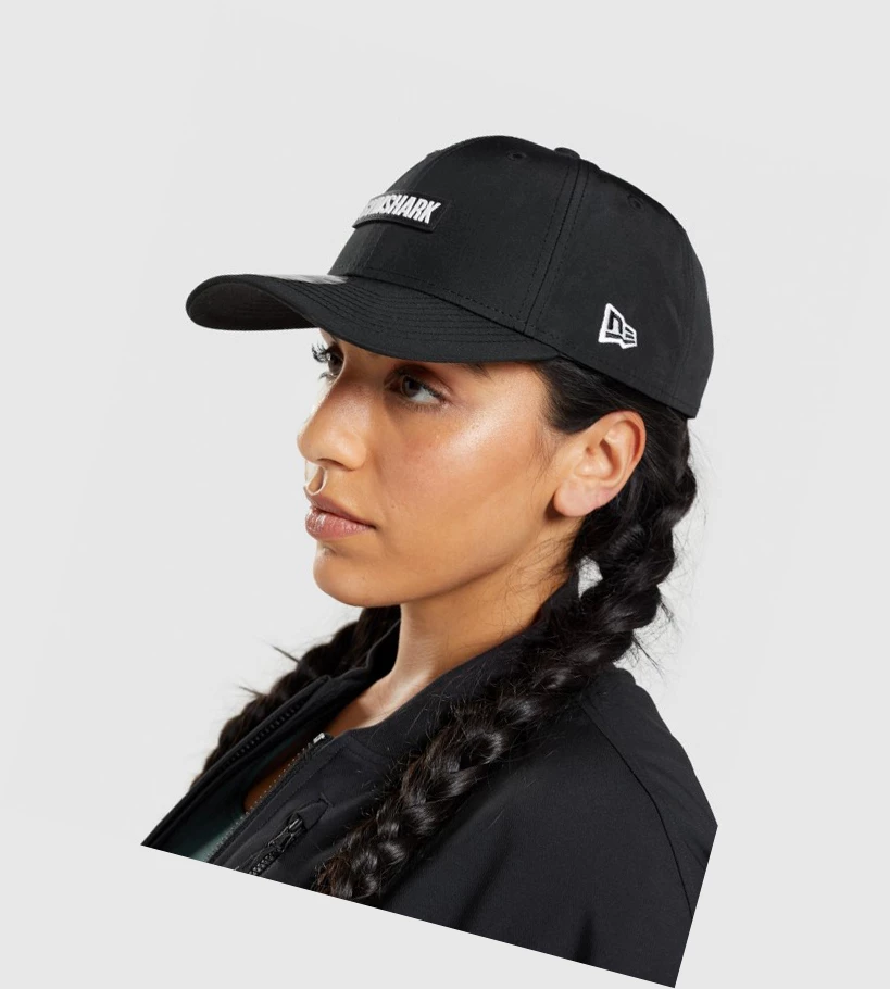 Gymshark New Era GS 9Forty Snapback Miesten Headband Mustat | YZIMEP490