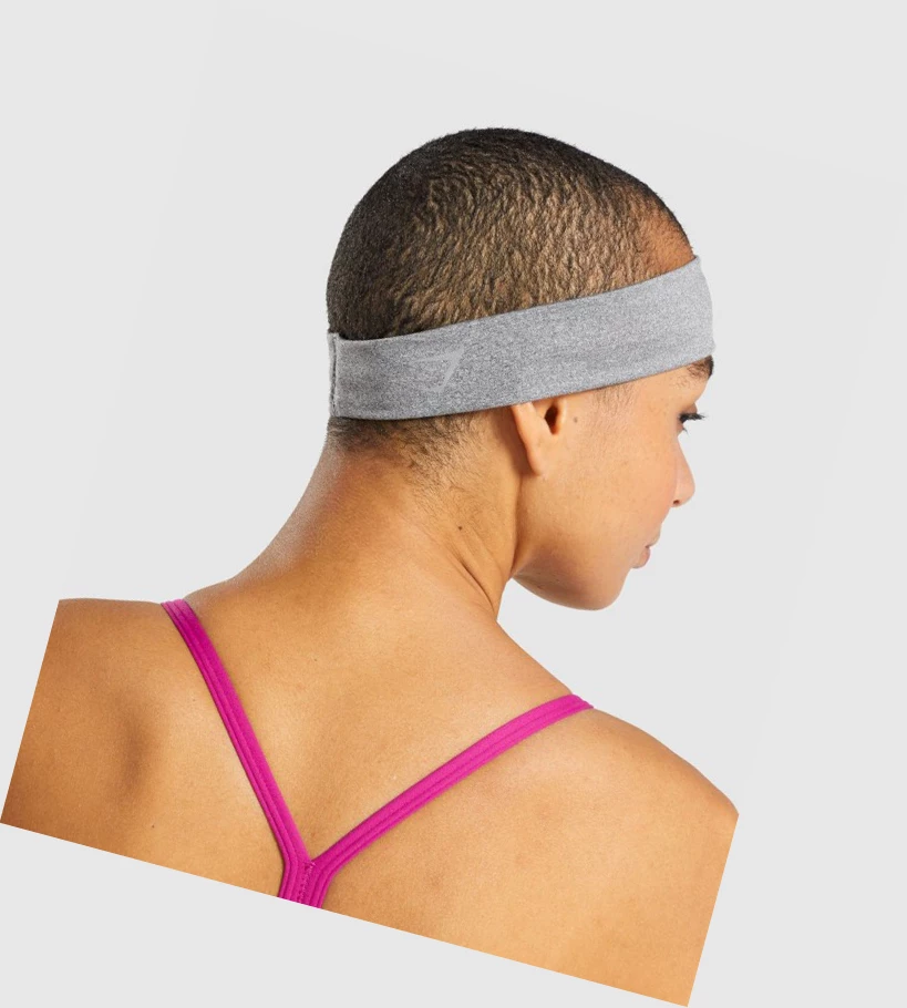 Gymshark New Era Headband Naisten Headband Vaaleanharmaat | HXGVUE478