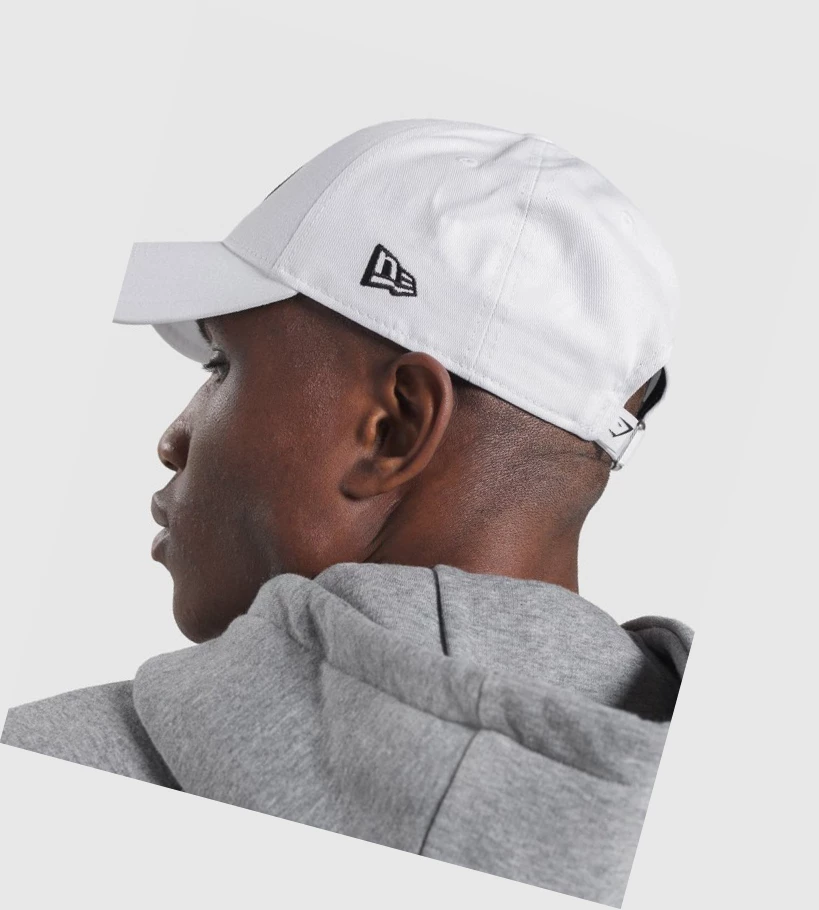 Gymshark New Era Legacy 9Forty Miesten Headband Valkoinen | FBLHKW013