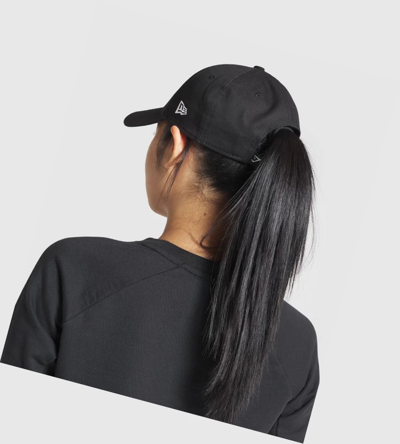 Gymshark New Era Legacy 9Forty Miesten Headband Mustat | WMCFPT709