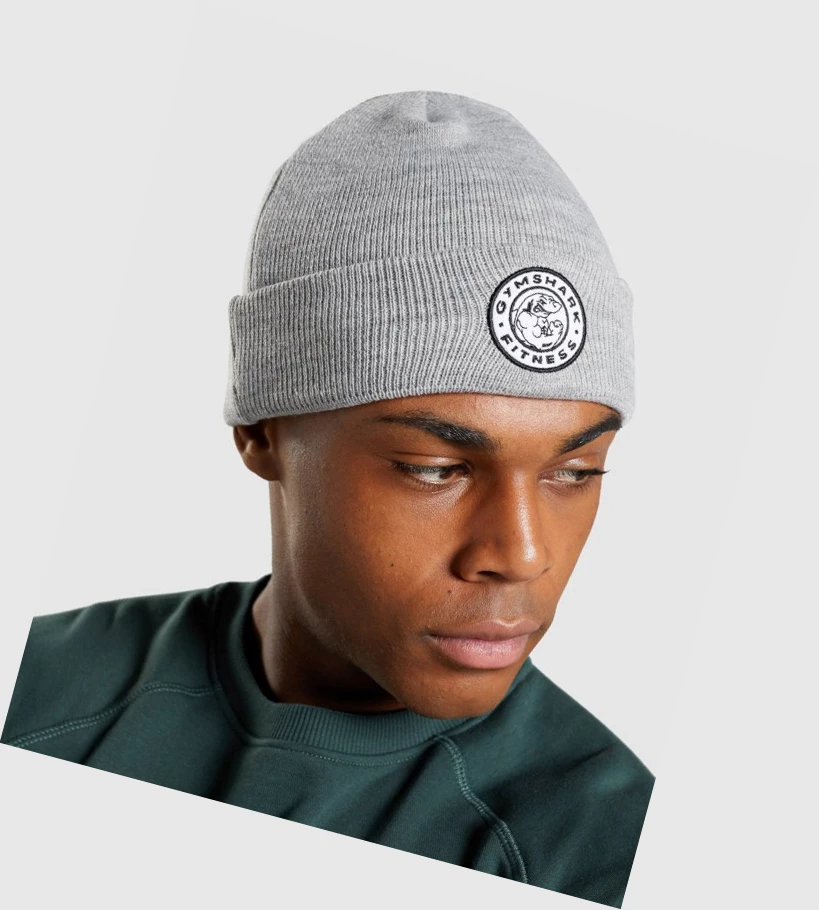 Gymshark New Era Legacy Cuff Knit Naisten Headband Harmaat | EAYQLC046
