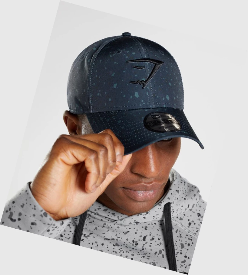 Gymshark New Era Universe Print Miesten Headband Laivastonsininen Valkoinen | MERVPU906