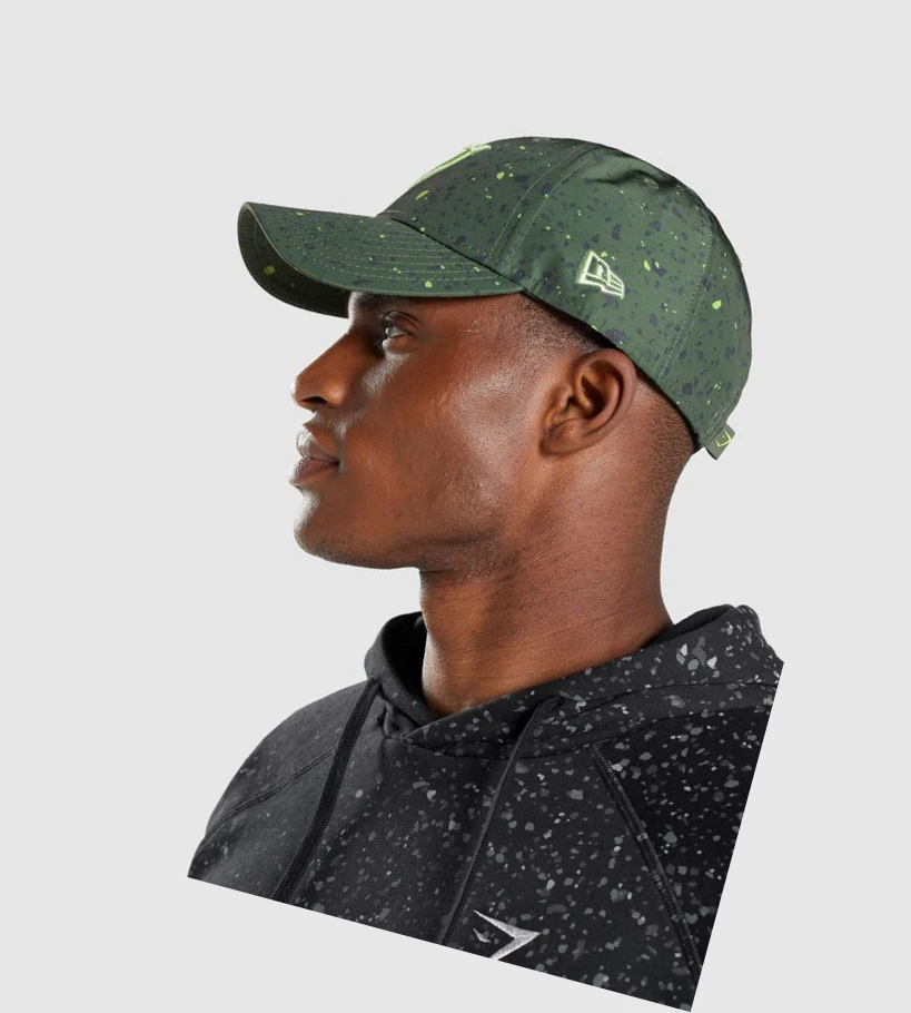 Gymshark New Era Universe Print Naisten Headband Vihreä Valkoinen | AWCMLJ879