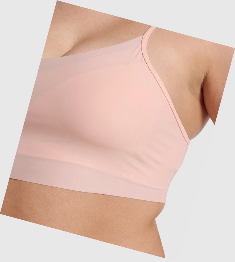 Gymshark No VPL Bralette Naisten Alusvaatteet Vaaleanpinkki | RJXVQF837