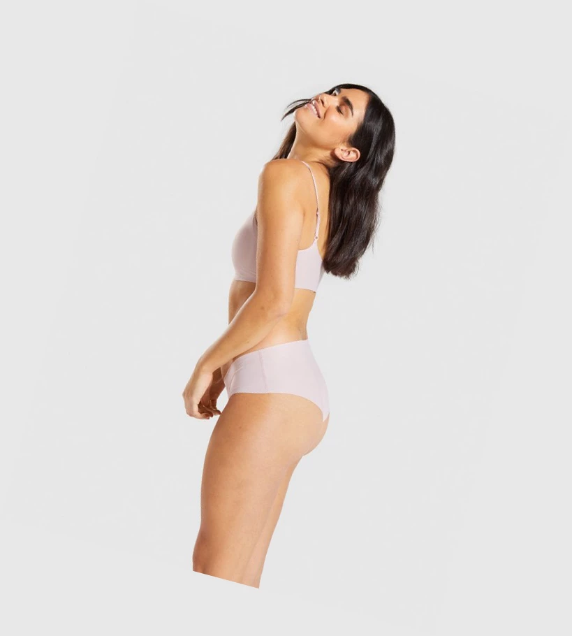 Gymshark No VPL Bralette Naisten Alusvaatteet Pinkki | YKLEBJ035