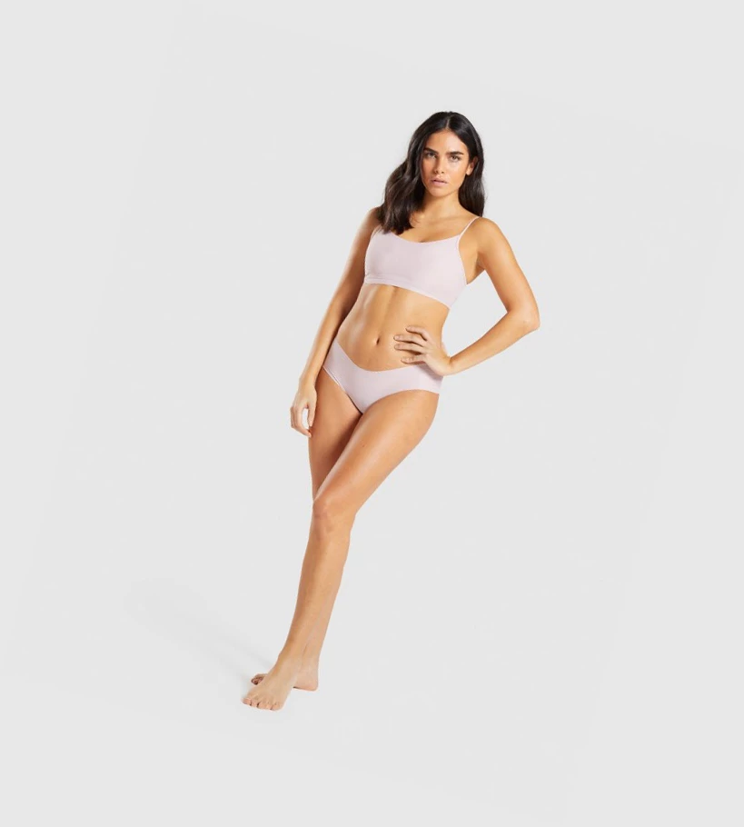 Gymshark No VPL Bralette Naisten Alusvaatteet Pinkki | YKLEBJ035