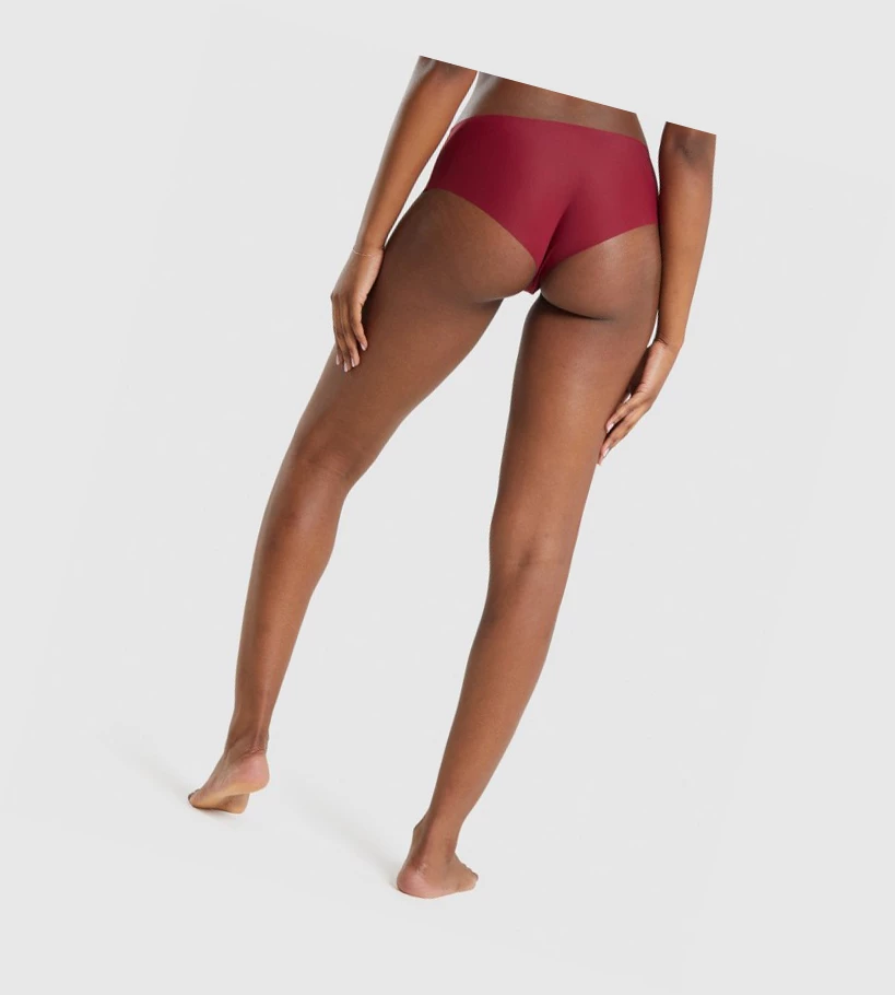 Gymshark No VPL Hipster 3pk Naisten Alusvaatteet Viininpunainen Sininen Vihreä | ATCDGX462
