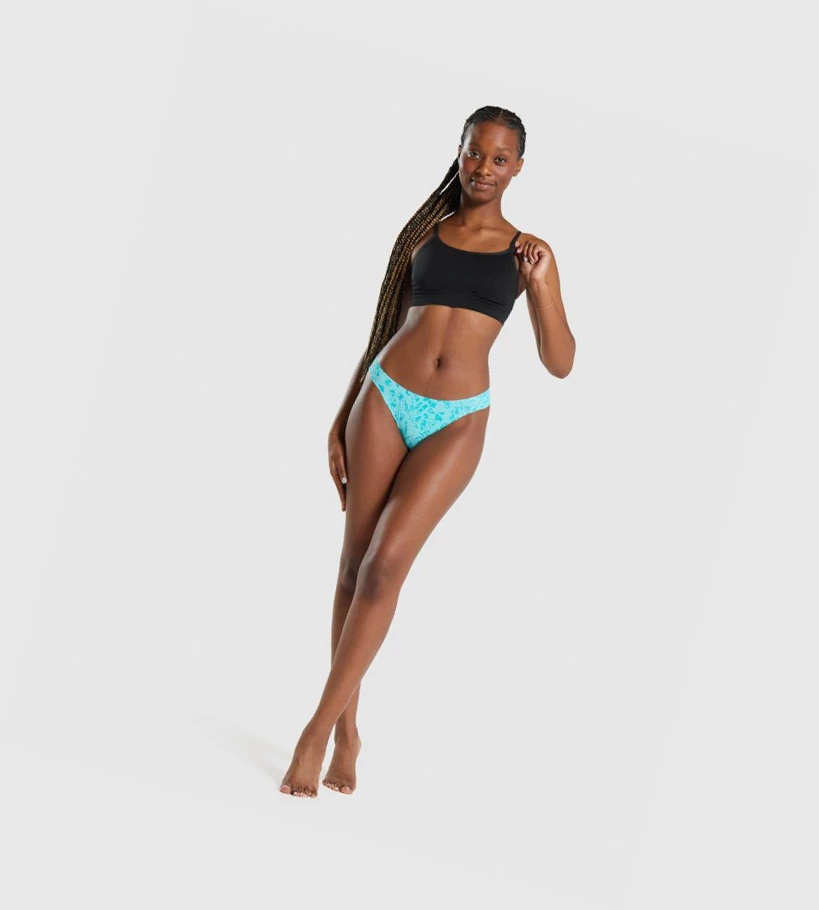 Gymshark No VPL Ranne 3pk Naisten Alusvaatteet Viininpunainen Sininen Vihreä | NKUCMG478