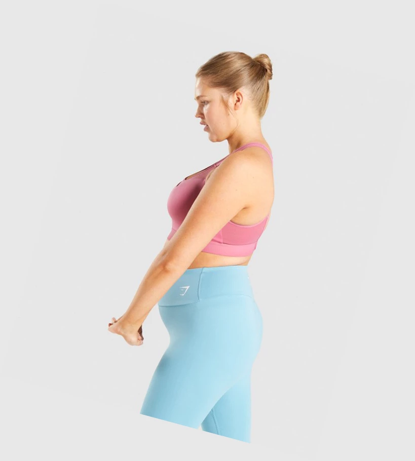 Gymshark Open Back Koulutus Naisten Urheiluliivit Pinkki | ASTXOD573