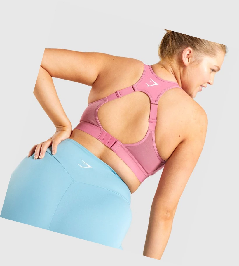 Gymshark Open Back Koulutus Naisten Urheiluliivit Pinkki | ASTXOD573