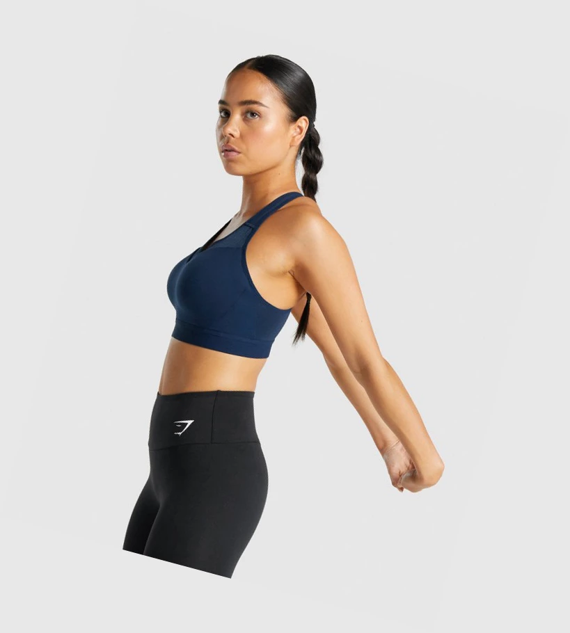 Gymshark Open Back Koulutus Naisten Urheiluliivit Laivastonsininen | KLCHZJ104