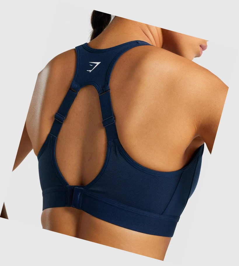 Gymshark Open Back Koulutus Naisten Urheiluliivit Laivastonsininen | KLCHZJ104