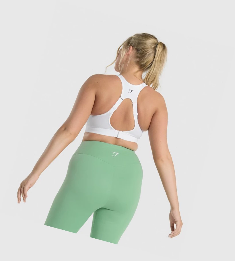 Gymshark Open Back Koulutus Naisten Urheiluliivit Valkoinen | MGJSXD926