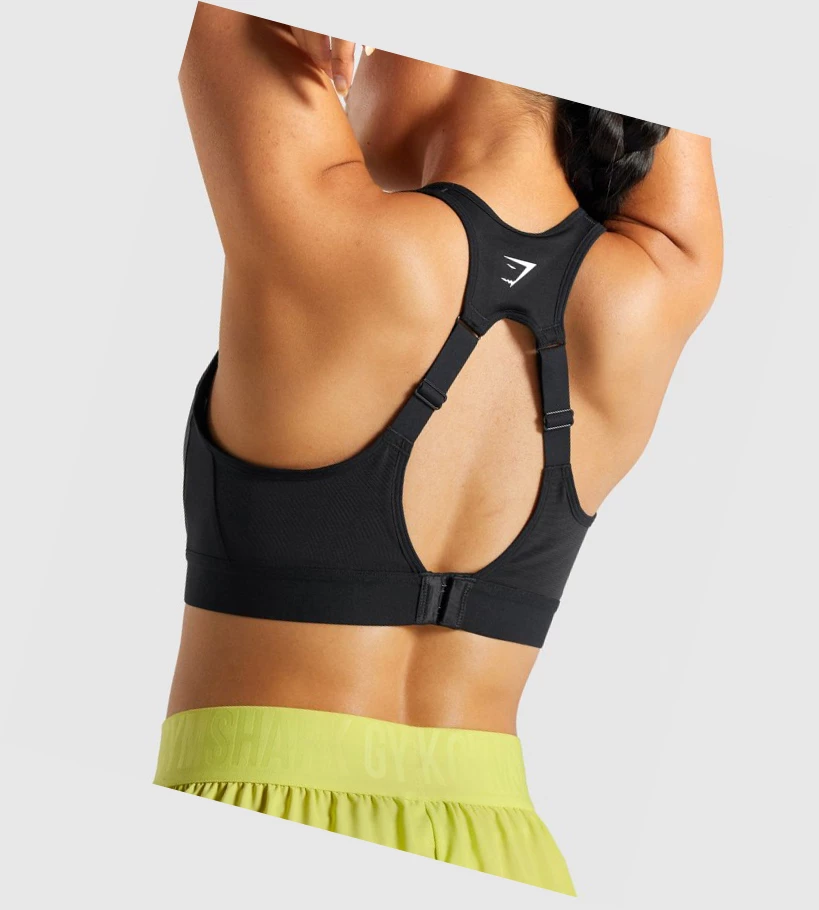 Gymshark Open Back Koulutus Naisten Urheiluliivit Mustat | TFROGZ753