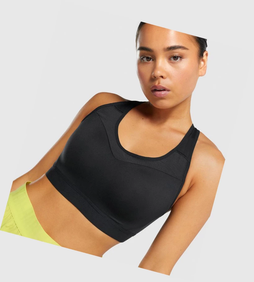 Gymshark Open Back Koulutus Naisten Urheiluliivit Mustat | TFROGZ753