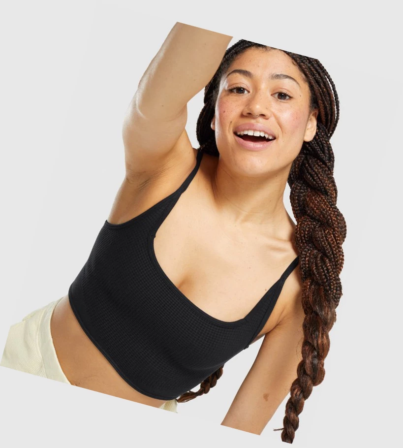 Gymshark Pause Bralette Naisten Alusvaatteet Mustat | BKWRUI192