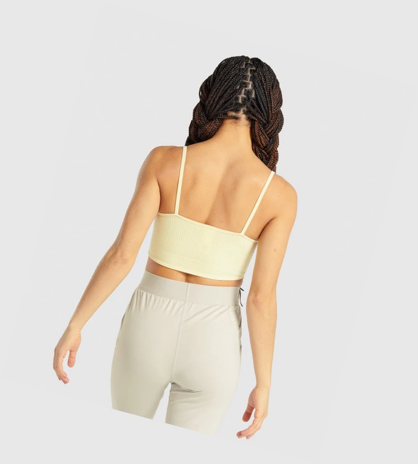 Gymshark Pause Bralette Naisten Alusvaatteet Keltainen | KNRXGW429