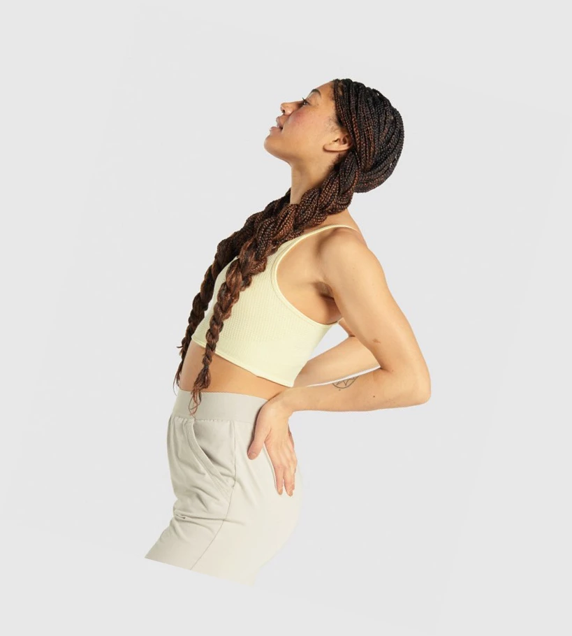 Gymshark Pause Bralette Naisten Alusvaatteet Keltainen | KNRXGW429