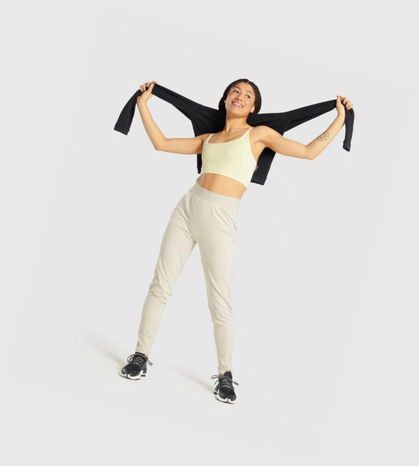 Gymshark Pause Bralette Naisten Alusvaatteet Keltainen | KNRXGW429