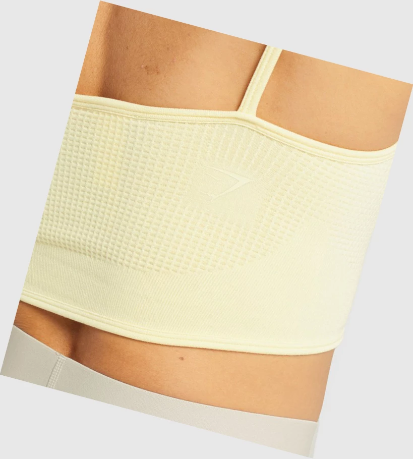 Gymshark Pause Bralette Naisten Alusvaatteet Keltainen | KNRXGW429