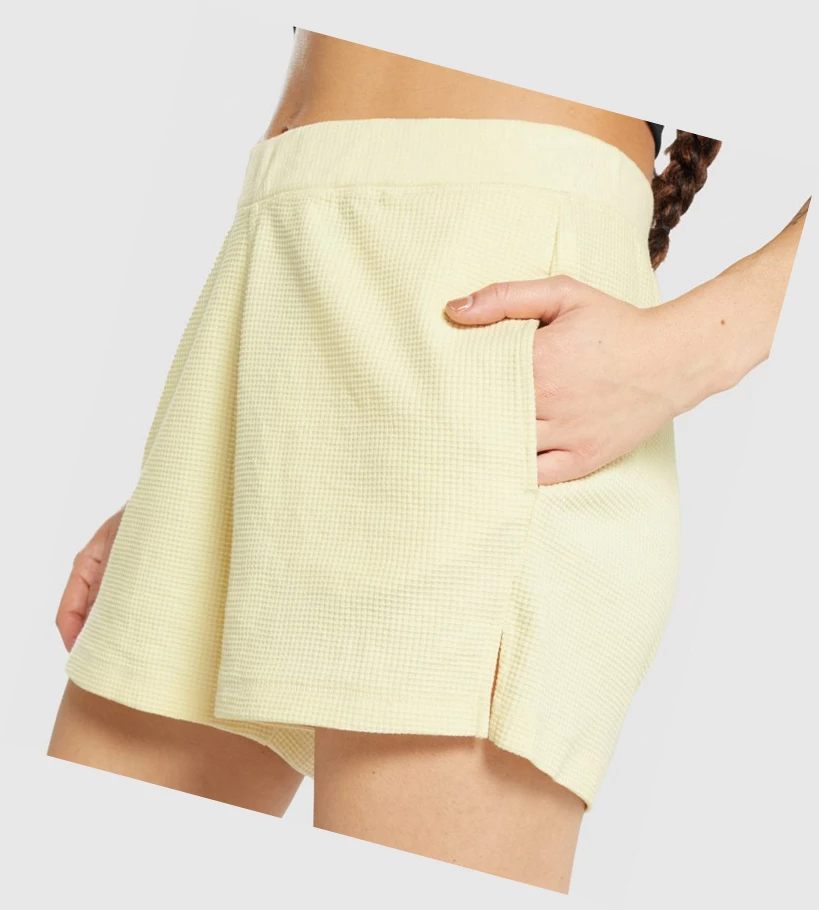 Gymshark Pause Loose Naisten Shortsit Keltainen | NADSOX894