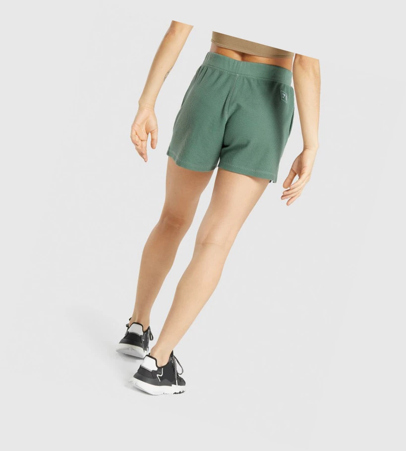 Gymshark Pause Loose Naisten Shortsit Vihreä | LXSTRM094