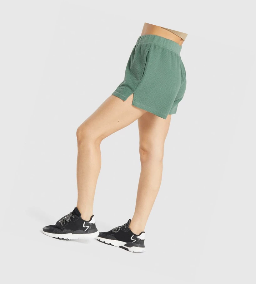 Gymshark Pause Loose Naisten Shortsit Vihreä | LXSTRM094