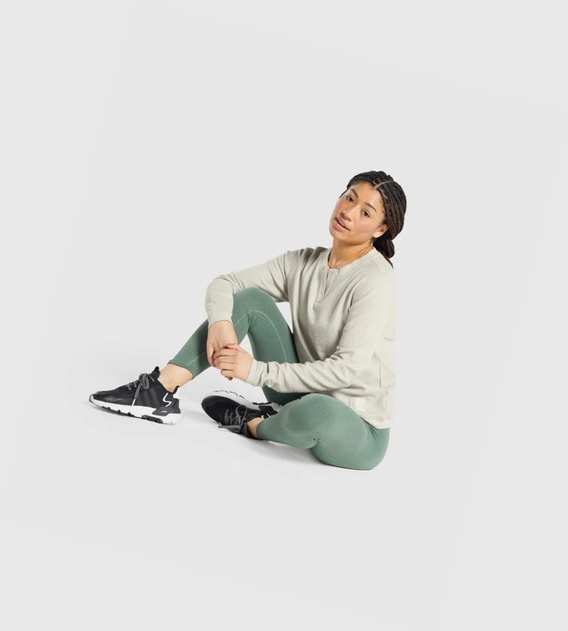 Gymshark Pause Top Naisten T Paidat Harmaat | VFNHDR716