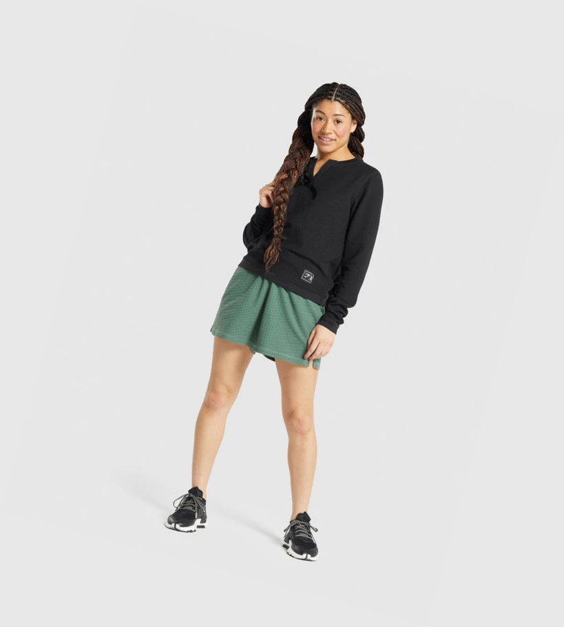 Gymshark Pause Top Naisten T Paidat Mustat | IVMSXR360