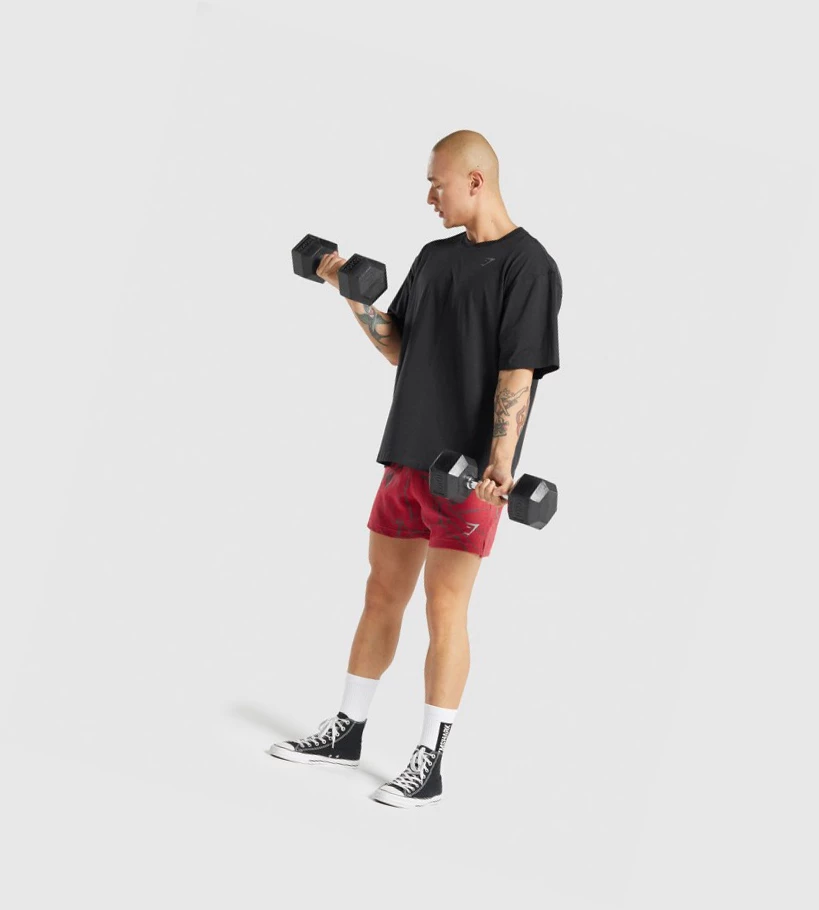 Gymshark Power Miesten T Paidat Mustat | WNAQYX548