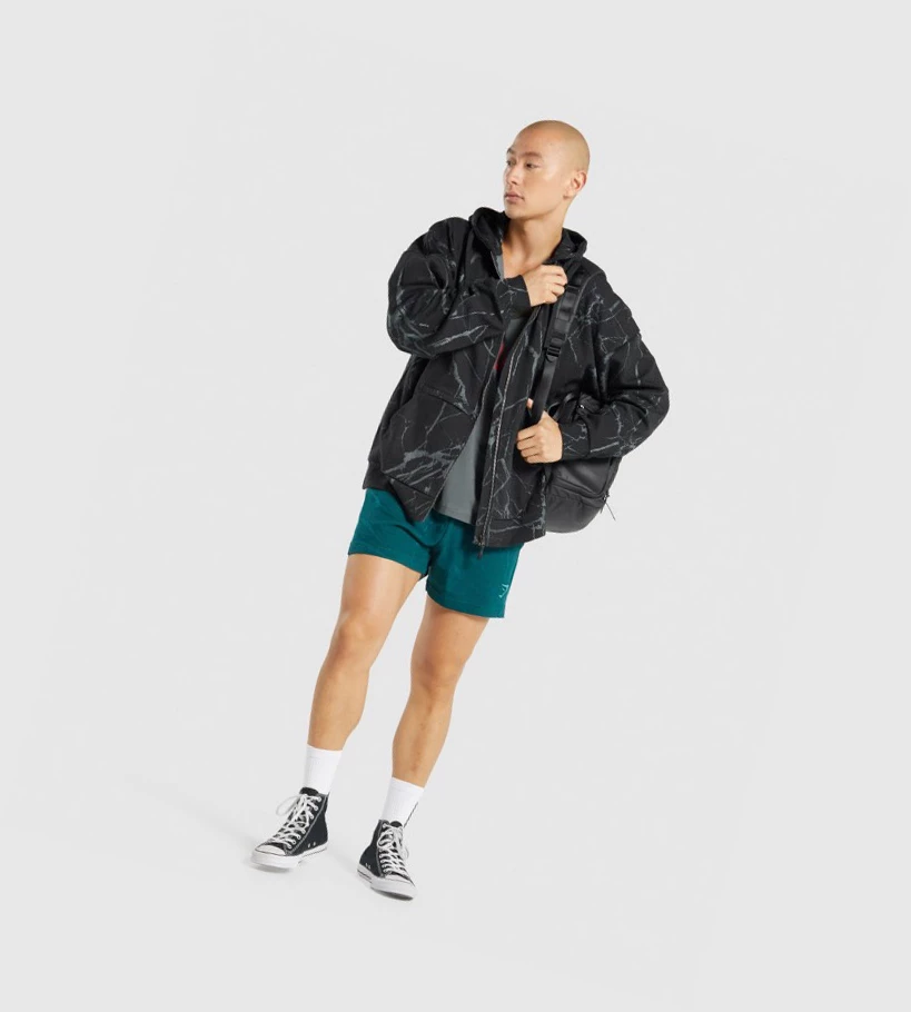 Gymshark Power Zip Up Miesten Vaatteet Mustat | CNITPH952