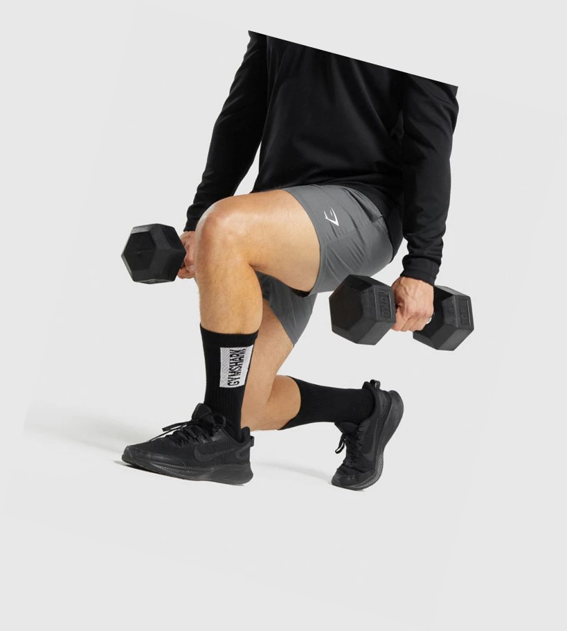 Gymshark Premium (1pk) Miesten Sukat Mustat | AOFXUT507
