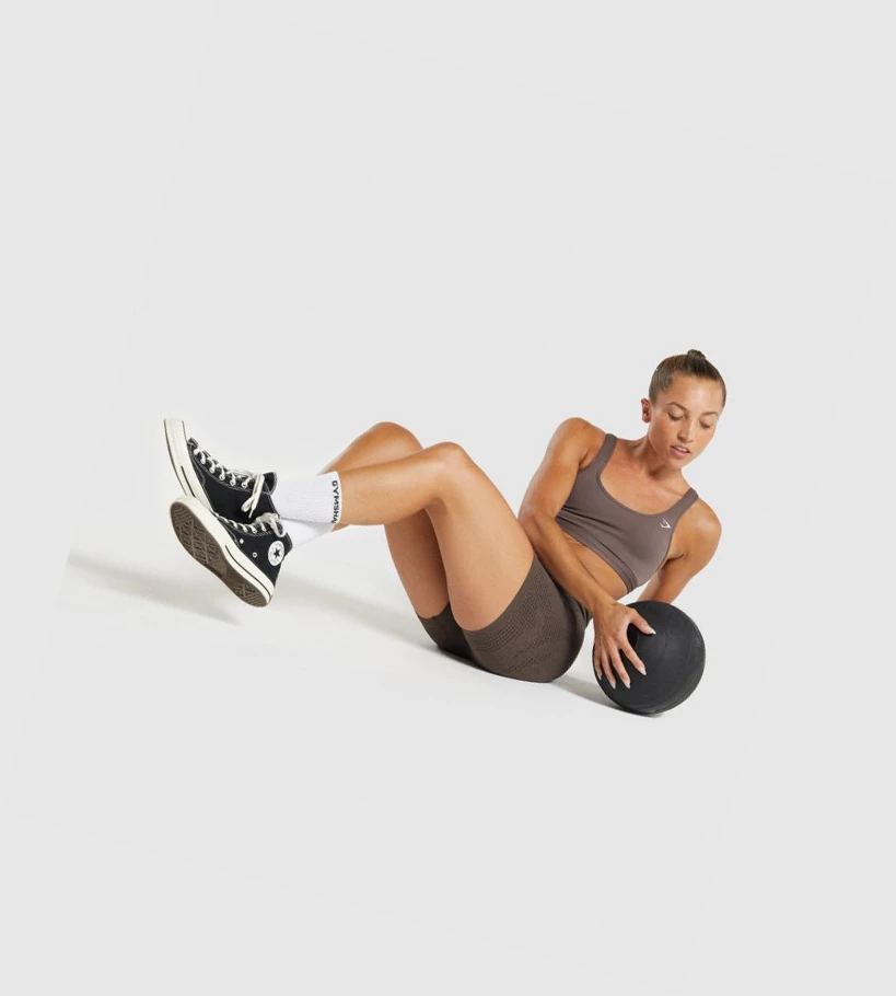 Gymshark Premium Logo 1pk Naisten Sukat Valkoinen | HOGXMY439