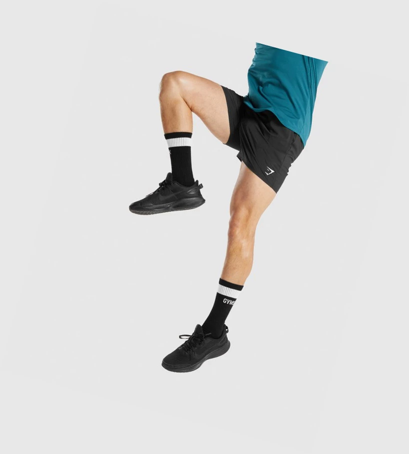Gymshark Premium Logo 1pk Naisten Sukat Mustat | NMGYKW462