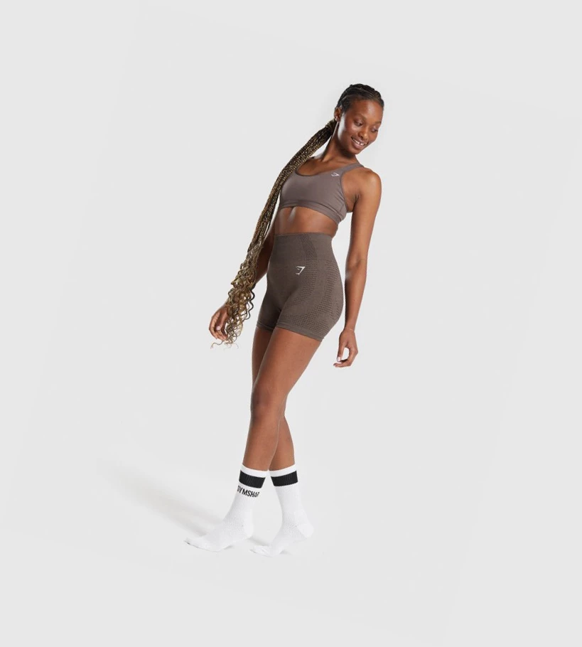 Gymshark Premium Logo 1pk Naisten Sukat Valkoinen | WZTHCJ174