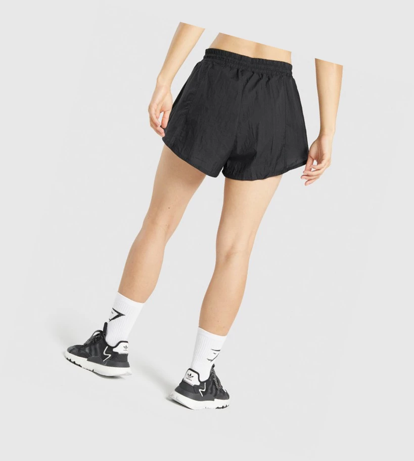 Gymshark Pulse 2 in 1 Naisten Shortsit Mustat | LXFRAH168