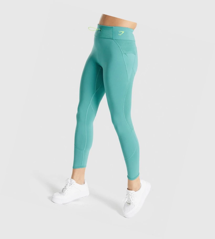 Gymshark Pulse High Waisted Naisten Leggingsit Turkoosi | HKDJXN183