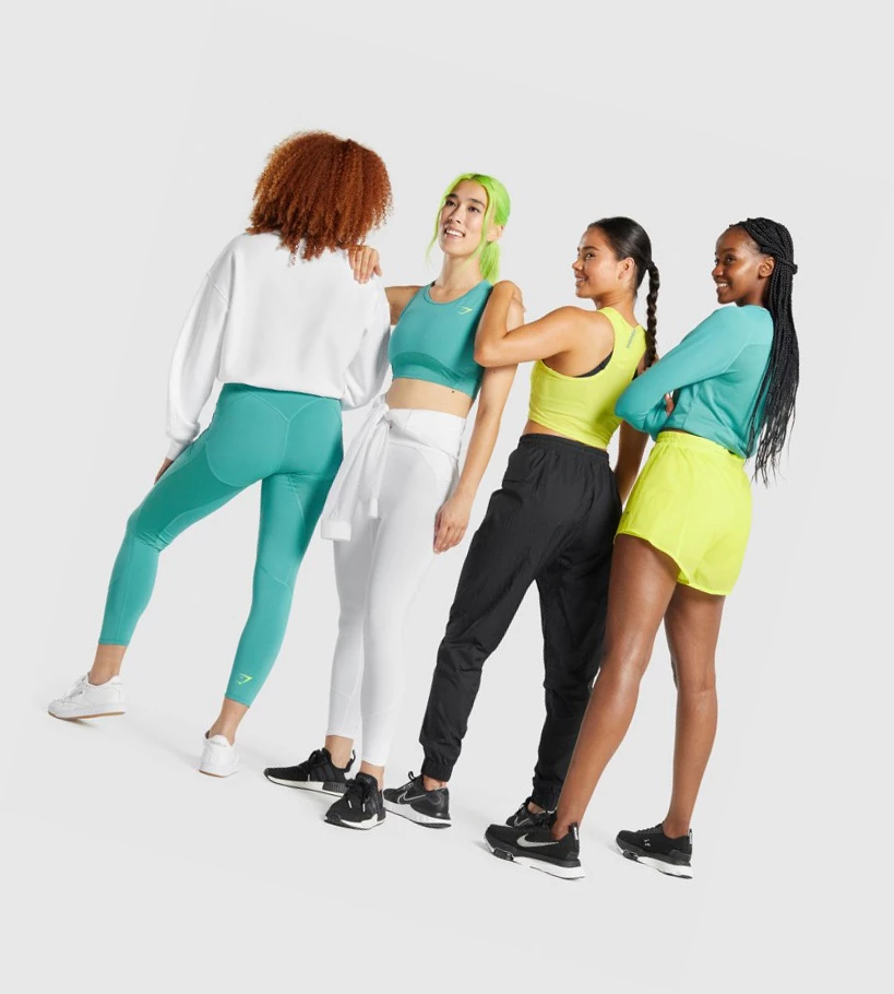 Gymshark Pulse High Waisted Naisten Leggingsit Valkoinen | NLDGCP724