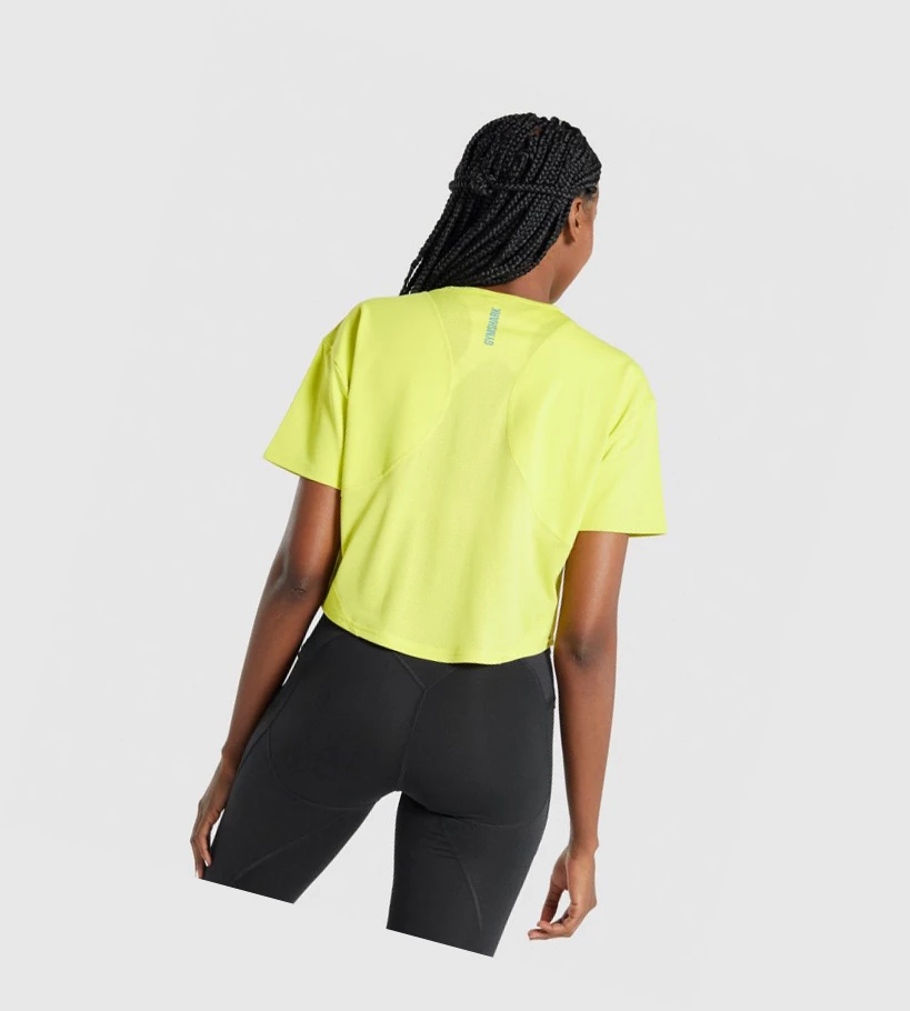 Gymshark Pulse Naisten T Paidat Keltainen | ZUMIDJ904