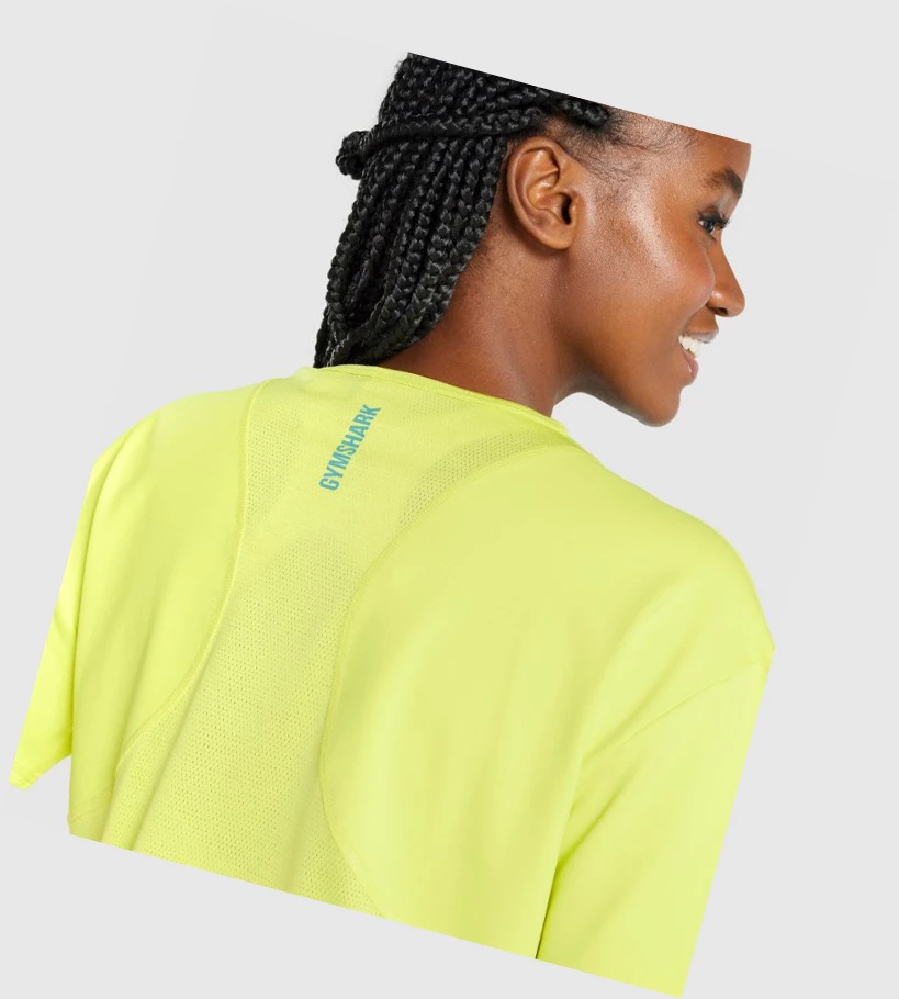 Gymshark Pulse Naisten T Paidat Keltainen | ZUMIDJ904