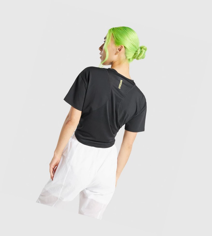 Gymshark Pulse Naisten T Paidat Mustat | NFGOQI273