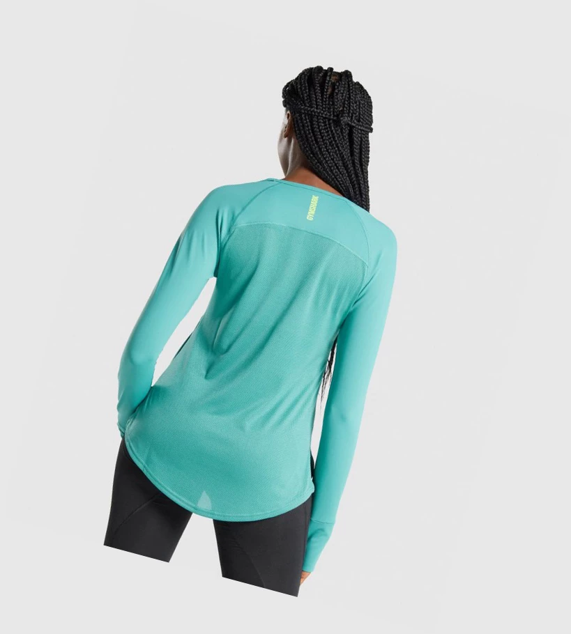 Gymshark Pulse Naisten T Paidat Turkoosi | LOUJAY450