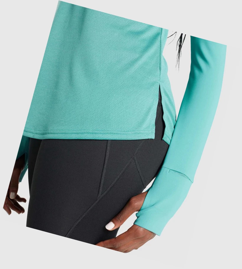 Gymshark Pulse Naisten T Paidat Turkoosi | LOUJAY450