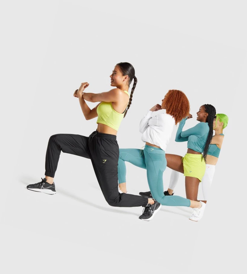 Gymshark Pulse Woven Naisten Juoksuvaatteet Mustat | AWCJUM490