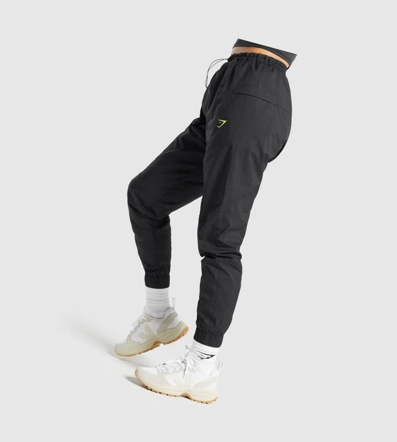 Gymshark Pulse Woven Naisten Juoksuvaatteet Mustat | AWCJUM490