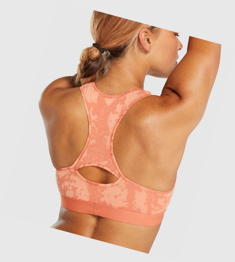 Gymshark Puuvilla Bralette Naisten Alusvaatteet Oranssi | DOAIQM416