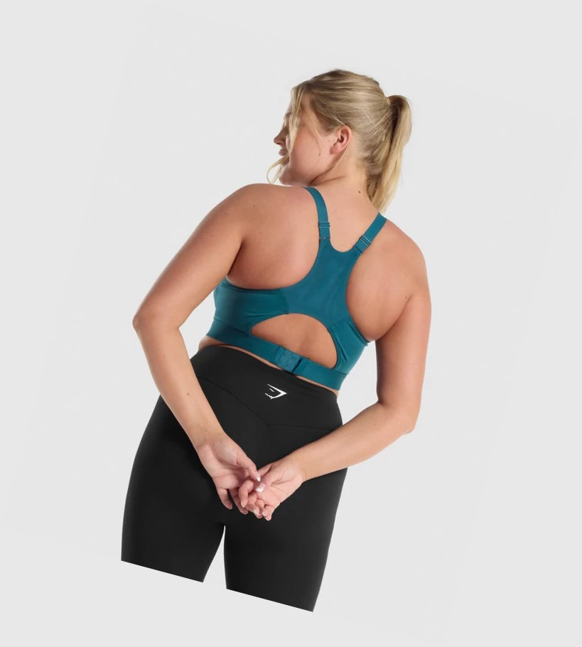Gymshark Racer Back Koulutus Naisten Urheiluliivit Turkoosi | AQTFJY980