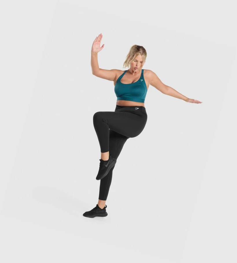 Gymshark Racer Back Koulutus Naisten Urheiluliivit Turkoosi | AQTFJY980